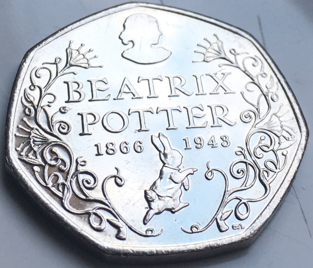 OneCoinAtaTime's tweet photo. 150th Anniversary of Beatrix Potter 2016 UK 50p #BeatrixPotter #RoyalMint #PeterRabbit https://t.co/rTjYKqoeNj https://t.co/XSnkO5rIut