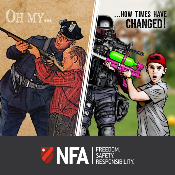 white_whisker's tweet photo. Indeed! Times have changed!
 #nfa #guns #gunsense #canpoli #cpc #gunrights #nfagroup #Canadiangunrights #NoCompromise #canpoli #liberal https://t.co/cphEEBEl3o