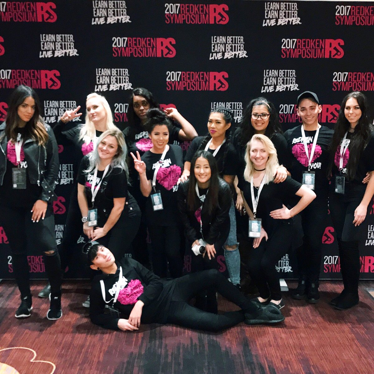 NYXCosmetics's tweet photo. When your MUA team is #SquadGoals 🙌 at the #redkensymposium2017 event! Thanks for having us @Redken5thAve 💖 https://t.co/ixAqtEBpuL