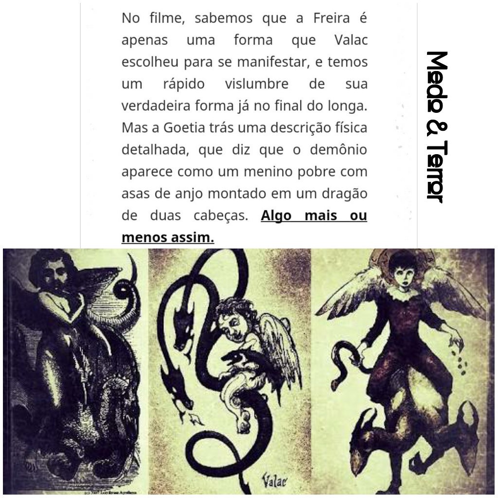GhostHouse18's tweet photo. Curiosidades relevantes do mundo das sombras só "medo é terror" revela  oque voce não sabe sobre "Valac" A Freira de Invocação do Mal 2 https://t.co/s19SVsLnB0