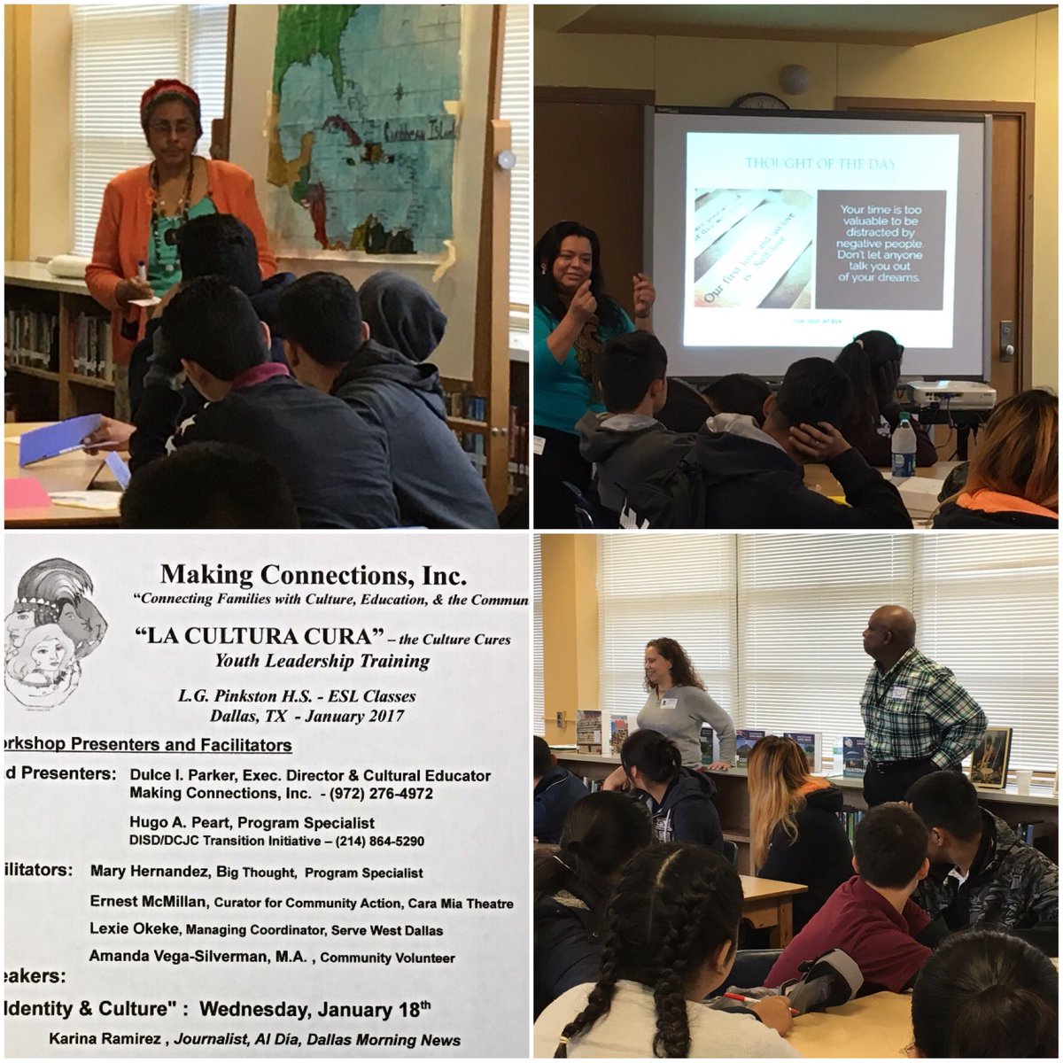 LGPLibrary's tweet photo. Pinkston Vikings participated in "La Cultura Cura" a 4 part Cultural Diversity program with Ms. Dulce Parker. @DISD_Libraries @DallasReads https://t.co/v7X8tSQD28