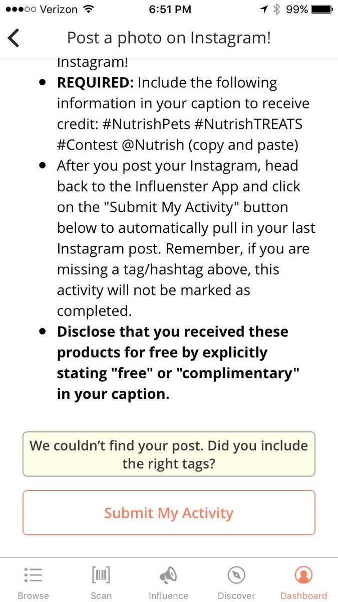 planaprettypic's tweet photo. Hey @Influenster ...what's up with this??? All my info is correct... https://t.co/zgS9ZVoBz5