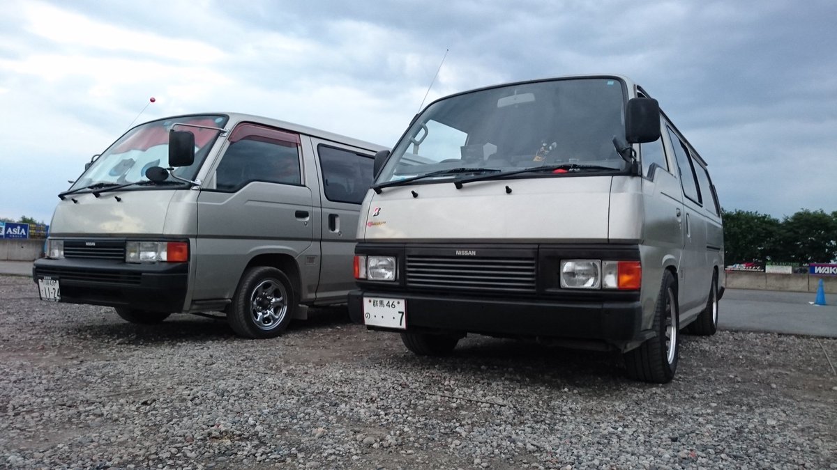 K2 お仕事シーズン突入中 En Twitter 同じ車団体の美学 日産 E24キャラバン 日産キャラバン 高速有船 E24specialist 箱車