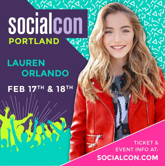 youngNfreeTour's tweet photo. The little sister you love... @johnnyorlando 's sister @LaurenOrlando cant wait to meet you! Part of the #solid17 lineup at @WWSocialCon AND https://t.co/XfOnaANETq