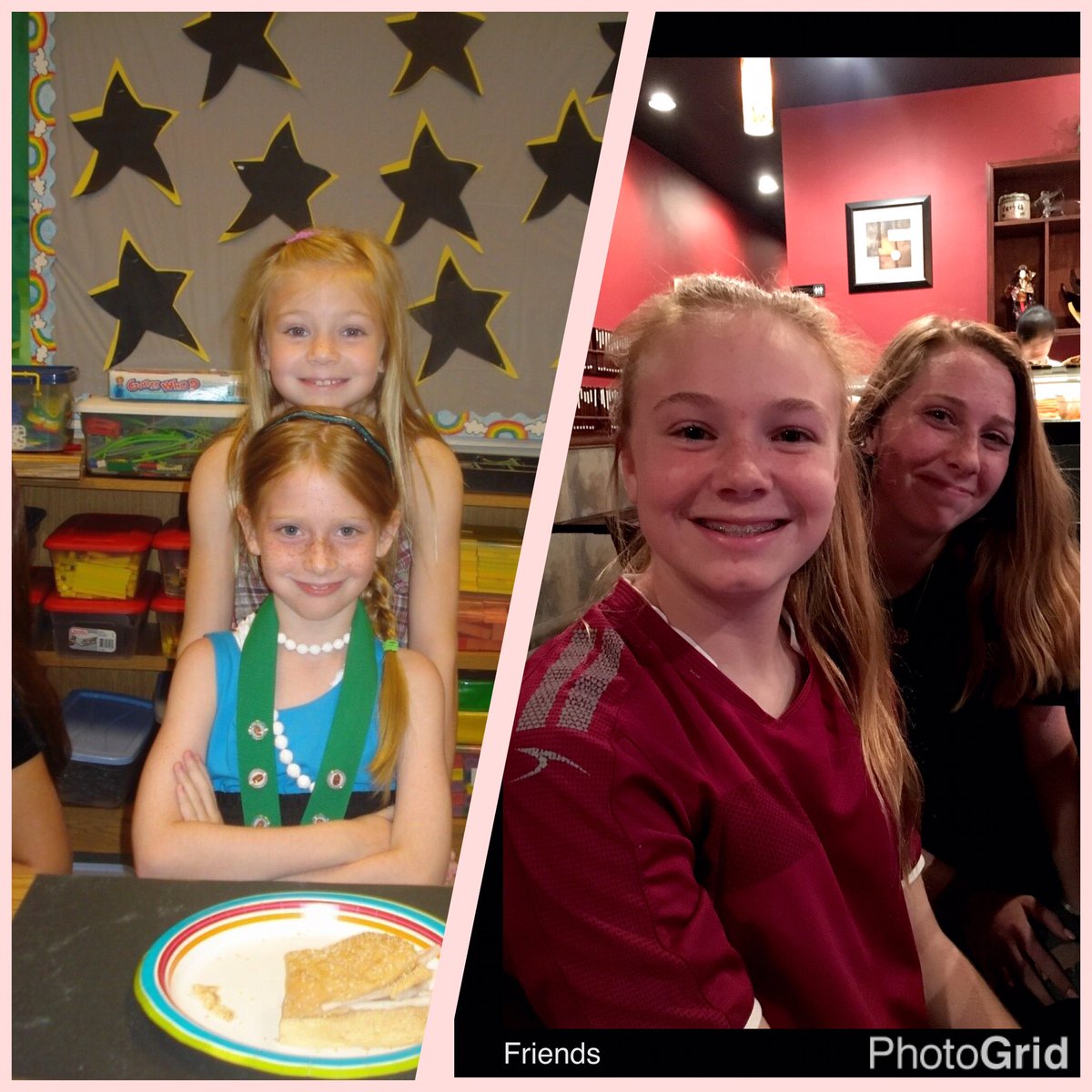 Erkb's tweet image. Dinner time with the kids and Kennedy.  #friends @Kennedyh17