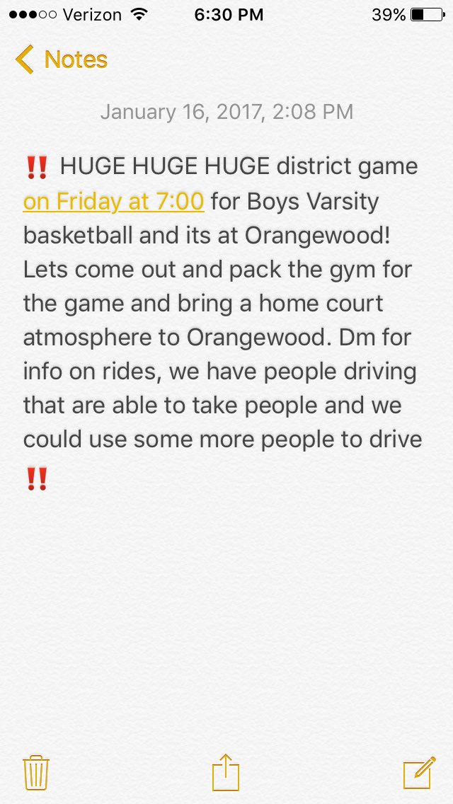 CCA_RowdyCrowd's tweet photo. Information on Friday's away game at Orangewood ⬇️ let's bring the home court atmosphere there ‼️ #BeatOrangewood https://t.co/a88pkcMJwC