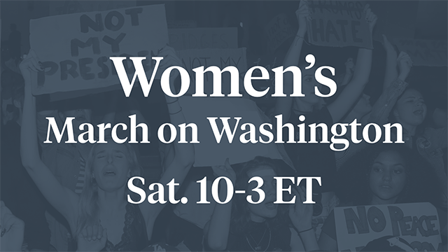 Amy Goodman broadcasts live Saturday 10am–3pm ET from the Women's March in D.C. ow.ly/4jWV3088fKQ #DNLIVE https://t.co/2o8aiGPphN