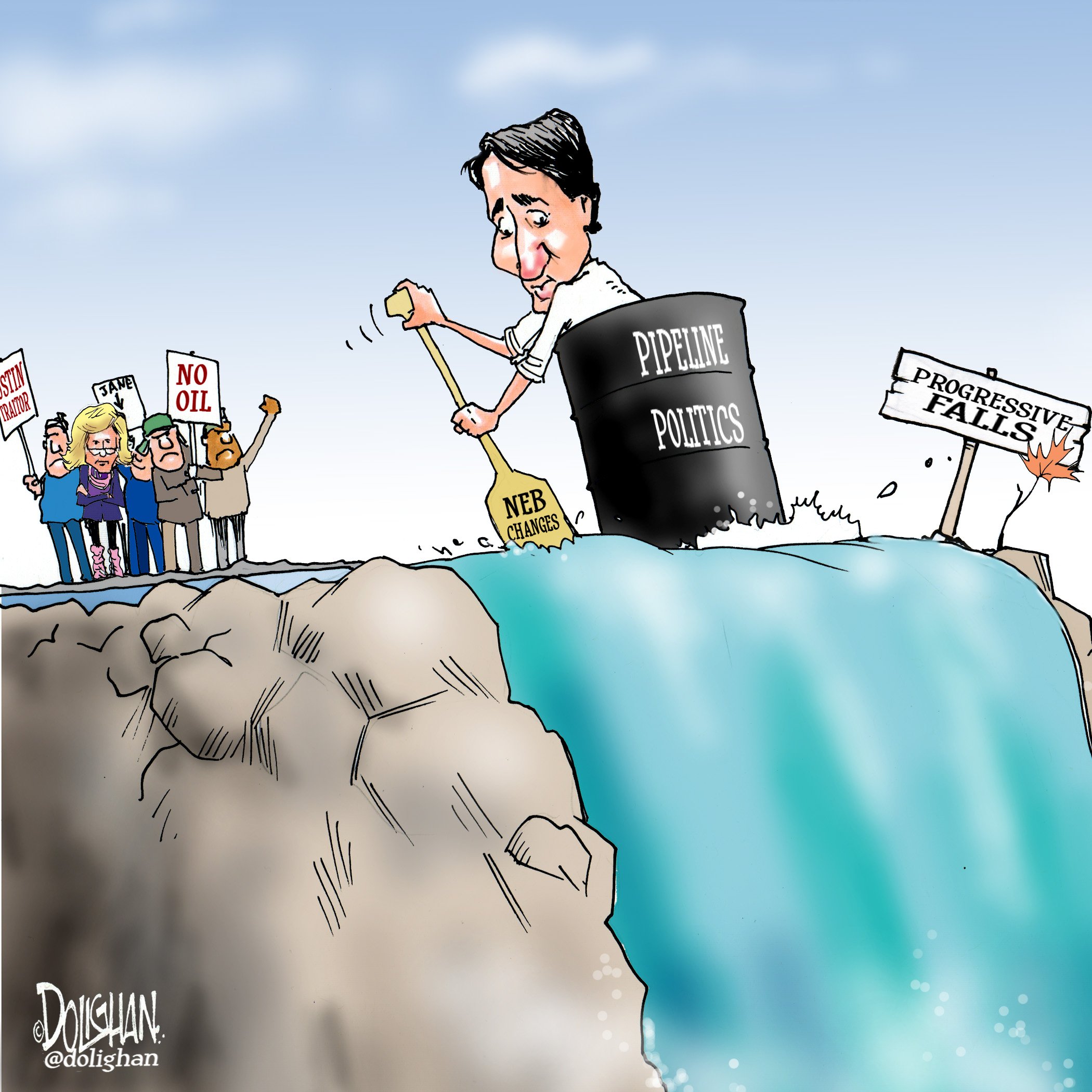 Canadian Political Cartoons / Twitter