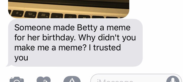 Stopyappingatme's tweet photo. Next time I'll save the gift card and wrap up a dank meme you ungrateful yuck!
#makemeameme #textsfrommysister #birthday https://t.co/Mk14Xos8in