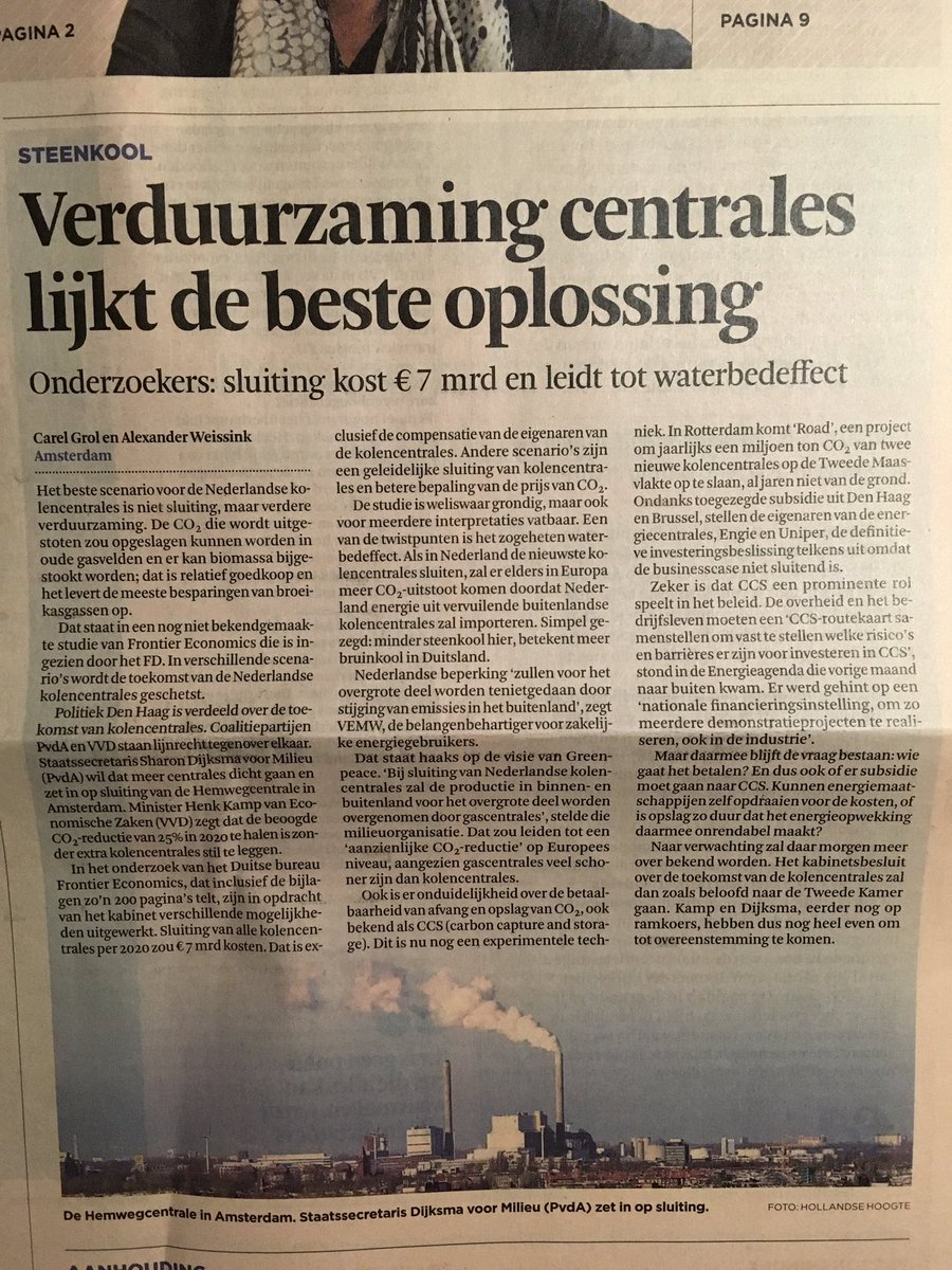 JJCBrouwers's tweet photo. Dit #FD verhaal over rapport #Frontiereconomics zal een hoop pavlov-reacties opleveren vandaag. https://t.co/YobA7h5hqI