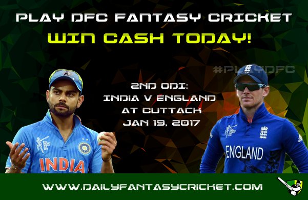 Cric_fantasy's tweet photo. #INDvENG #2ndODI starts in 1 hour! Play Fantasy @DFantasyCricket &amp; WIN Free Cash!! https://t.co/jhEhcOGEKh
#DFC #FantasyCricket #WINFreeCash https://t.co/KTFpwmSJul