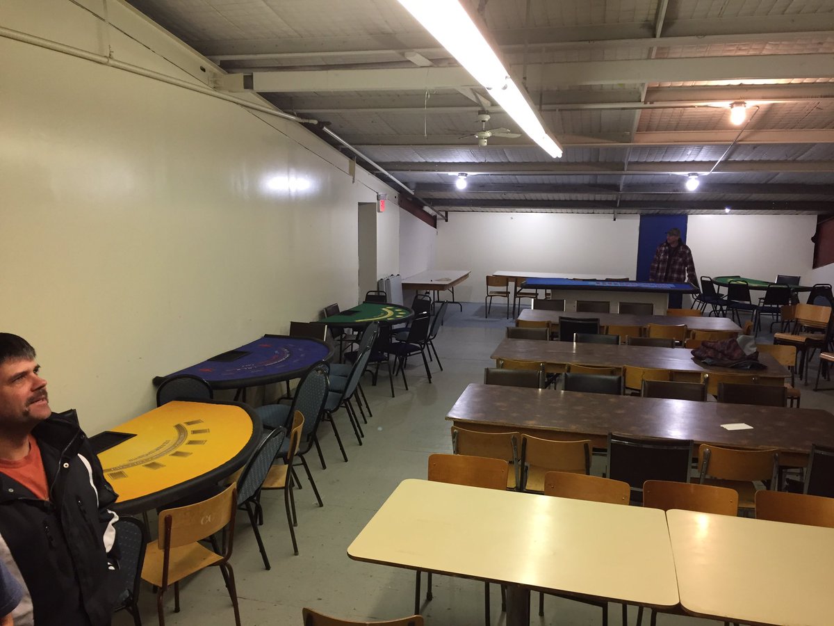 Tables are set up and ready to go. We renovated and gained 200+ sq ft.