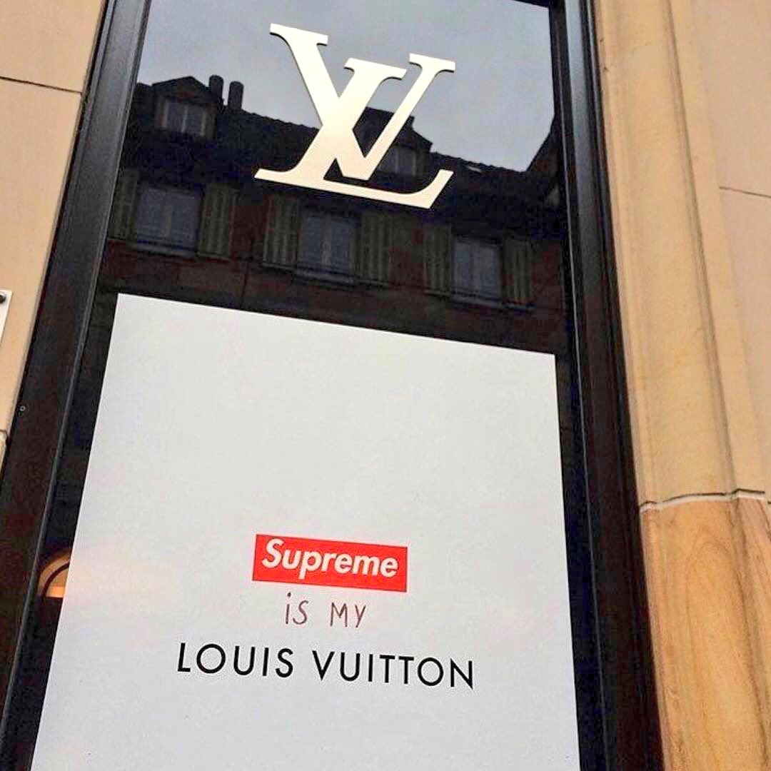 DropsByJay on X: Supreme/Louis Vuitton Part 2 Originally coming together  in 2017, they released a collection that would be one of the best in  history combining streetwear with high fashion. Rumors are