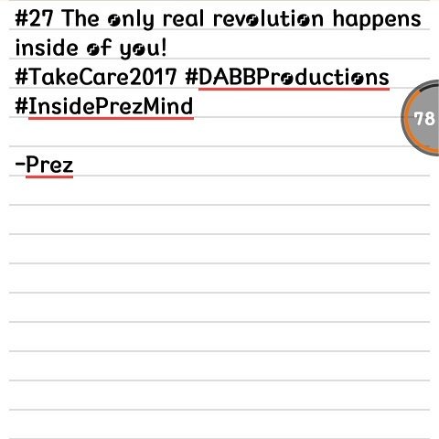 OhThatsPrez's tweet photo. #TakeCare2017 #InsidePrezMind https://t.co/ILZw94dlxI