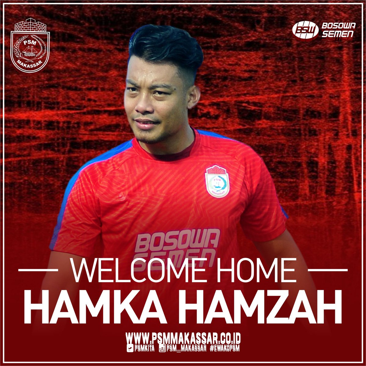 PSM_Makassar's tweet photo. RESMI : Dua putra kebanggaan daerah, Hamka Hamzah dan Zulkifli Syukur dipastikan memperkuat PSM Makassar musim ini. Welcome home!
#EwakoPSM https://t.co/4b0FkwC3mr