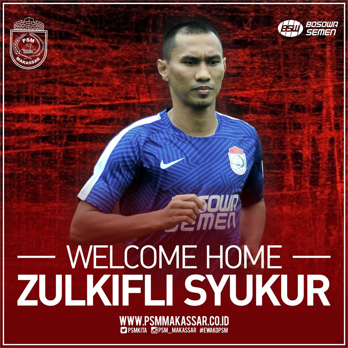 RESMI : Dua putra kebanggaan daerah, Hamka Hamzah dan Zulkifli Syukur dipastikan memperkuat PSM Makassar musim ini. Welcome home!
#EwakoPSM