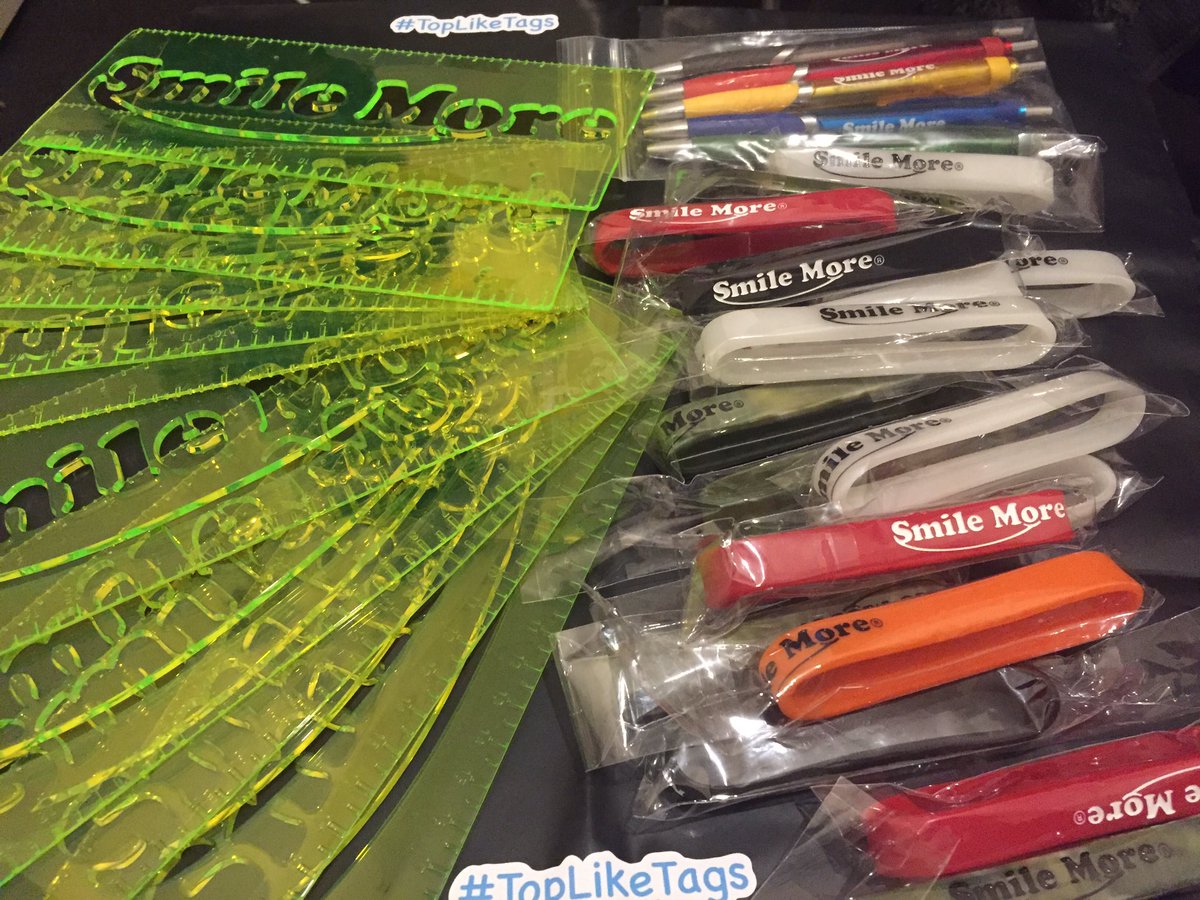 The #SmileMoreStore Merch has arrived and we are preparing! Follow us for the giveaway details which will be announced soon. #romanatwood