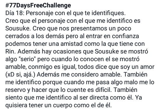 Yaoi_Fujoshi29's tweet photo. #77DaysFreeChallenge
Día 18: Personaje con el que me identifico.
Obvio #SousukeYamazaki pero tengo un poco de Nitori xD https://t.co/e7M44myVjL