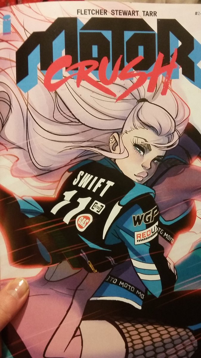 ArtCrashAmber's tweet photo. Just finished motor crush 2. Please read this comic. Adventures! Motorcycles! Queer ladies! Pretty art! Great writing! https://t.co/WzycE6NHhP