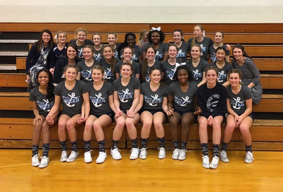 Mrs_Butterfield's tweet photo. Today, MMLI presented the Month of Caring plan to MSMS staff &amp; MSHS varsity cheer placed first at their conference meet... it's a good day! https://t.co/VJFntO2Jh0