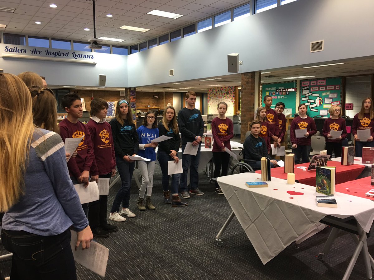 Mrs_Butterfield's tweet photo. Today, MMLI presented the Month of Caring plan to MSMS staff &amp; MSHS varsity cheer placed first at their conference meet... it's a good day! https://t.co/VJFntO2Jh0