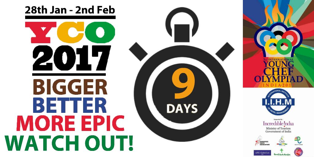 ycolympiad's tweet photo. Only 9 days to the World's Biggest #culinary competition for #student #chefs
#CookingFever #Excited
#countdown
https://t.co/51q1qtoFms https://t.co/j6aKgiPkku