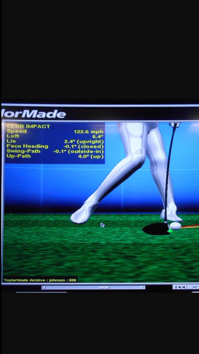 DustinLee25's tweet photo. @chambleebrandel @McIlroyRory DJ shaft leaning forward at impact and still hits 4 degrees up. https://t.co/o7K4sEPYJ8