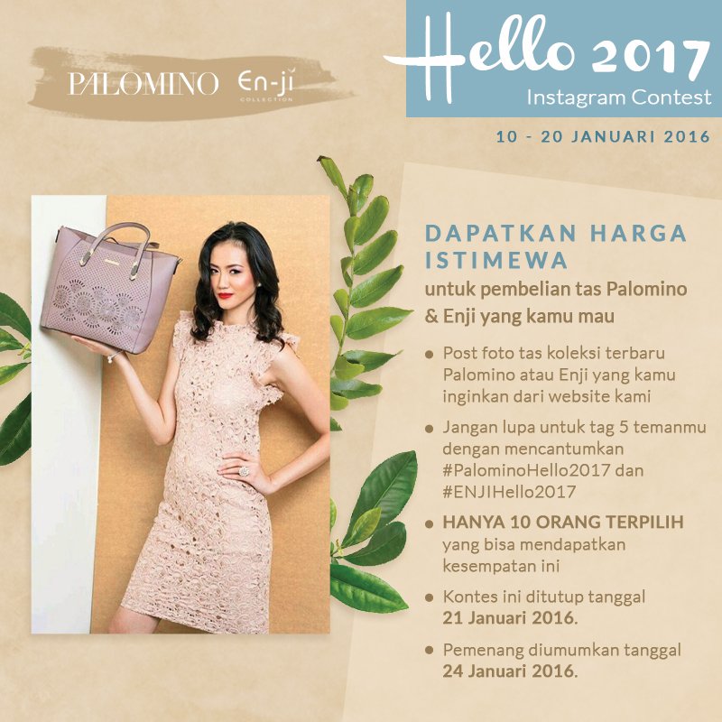 palominobag's tweet photo. Mau punya tas dari Palomino atau Enji dengan diskon spesial yang hanya berlaku untuk kamu? Yuk ikutin cara ini &amp; dapatkan tasnya Ladies! https://t.co/6et164lEOS
