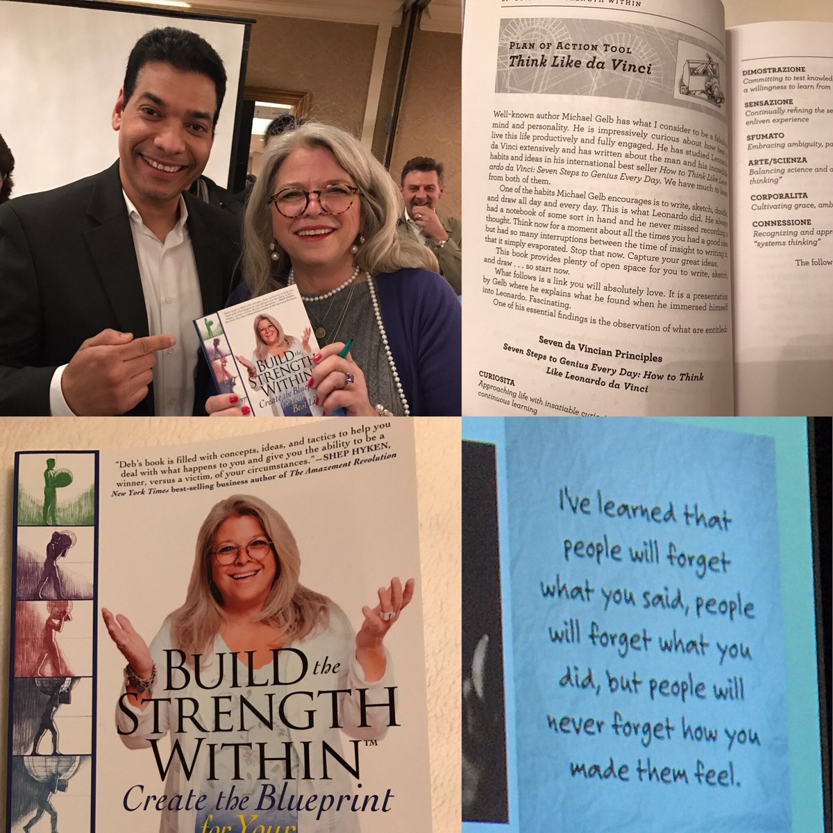 StalinRamirez's tweet photo. Great conference with @drdebcarlin #BuildingTheStrengthWithin at @PMInstitute myFavorite #ThinkLikeDaVinci #7daVincianPrinciples https://t.co/dP2IMKapyn