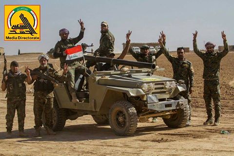 Ahmed al-Asadi (PMUs spokesman) " We controlled #Iraqi_Syrian borders to prevent any suply to the #ISIS militants in #mosul "