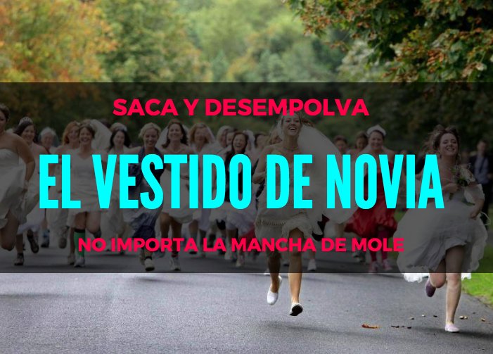 DONDEIRweb's tweet photo. ¡Ya viene la carrera de novias! Alista el vestido y participa con tus amigas en este día, te divertirás: https://t.co/yHIX9VaE4z https://t.co/ejDlPmMIPb