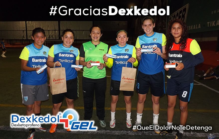 CremasFemenino's tweet photo. #GraciasDexkedol ⚽️😍
Agradecemos a #Qualipharm por su apoyo y es que ahora nuestas jugadoras ya están bien cuidadas del dolor con #Dexkedol https://t.co/jSi11XjJaN