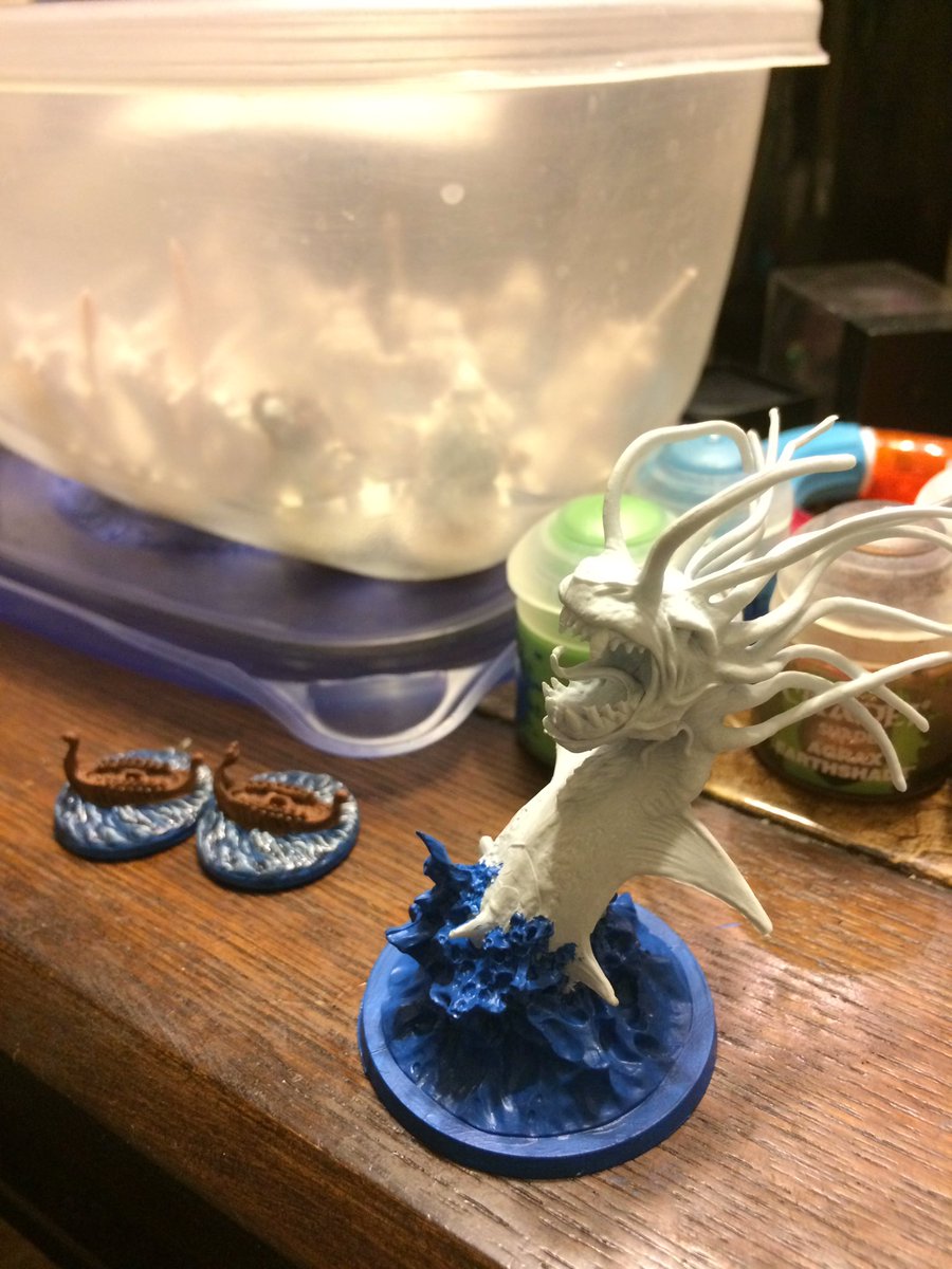 panicamanda4's tweet image. Helping @Panicpronegames with the #bloodrage commission. This guy is pretty sweet.