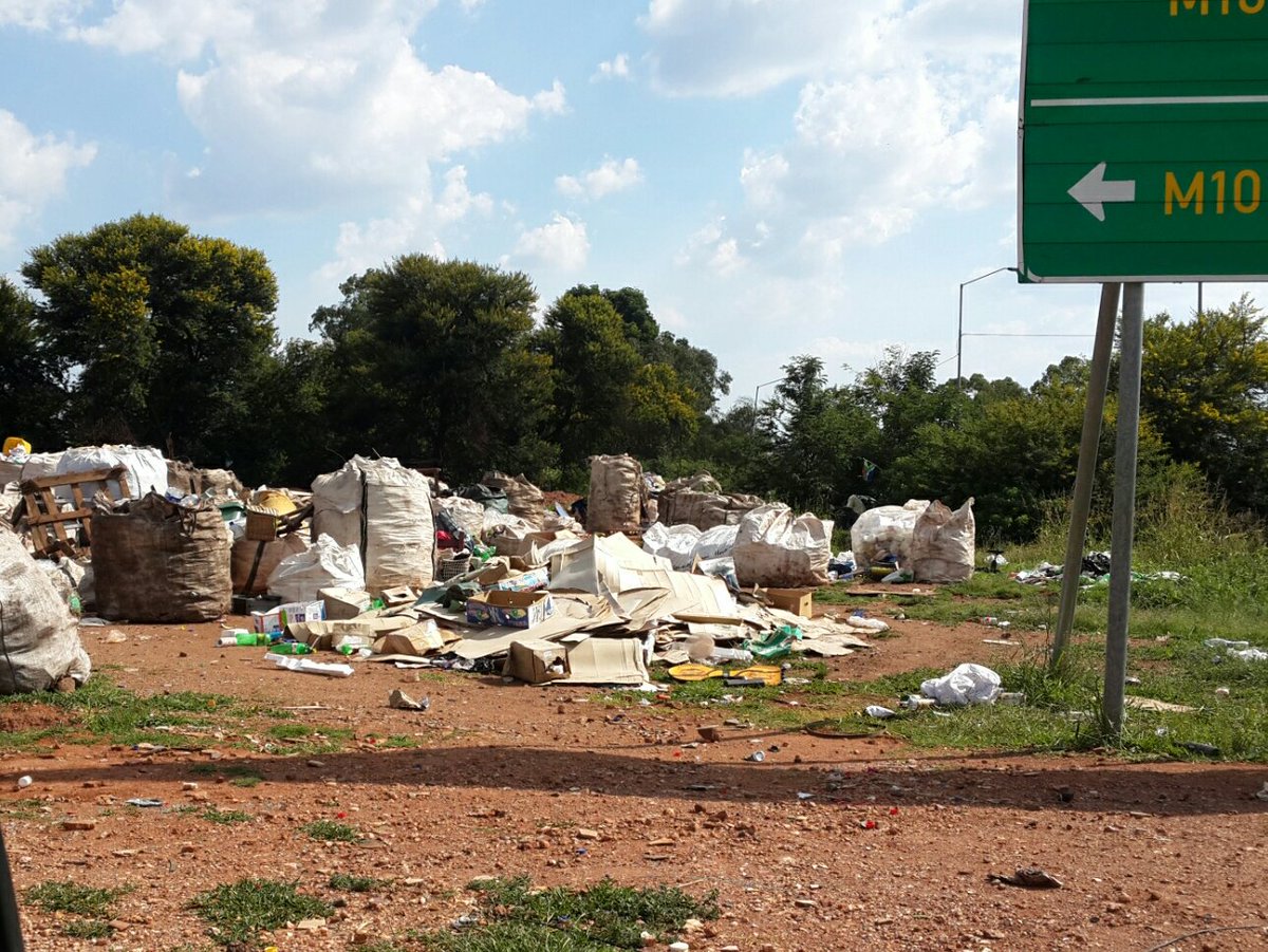 This is what cnr Solomon Mahlangu and Van Ryneveld Ave looks like for months now  <a href="/CityTshwane/">City of Tshwane</a>. Do laws still exist?