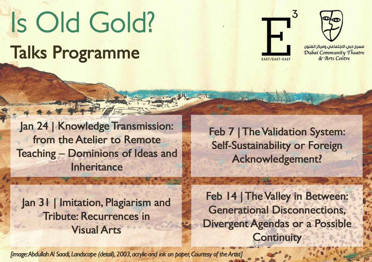 Don't miss "Is Old Gold?" Pre-Exhibition Talks in #DUCTAC on Jan 24&amp;31 and Feb 7&amp;14. See more: goo.gl/rygoac <a href="/MallofEmirates/">Mall of the Emirates</a> #art