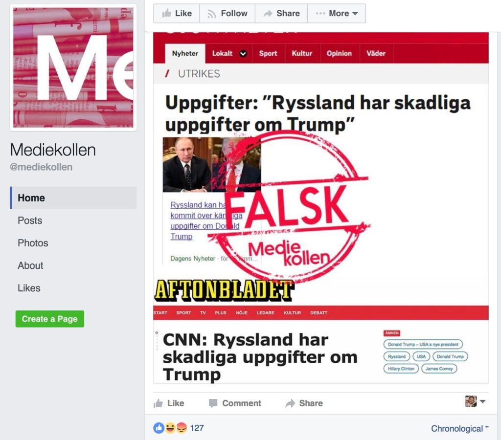 FastCompany's tweet photo. Beware of the fake fake news checker https://t.co/DQLFR39NYK https://t.co/Q8IpWbjLHG