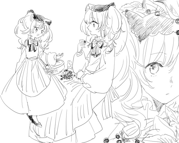 ふわふわ金髪女子描いてみてって言ってもらったからザカザカらくがきしてた!ふわふわってなんだろうな 