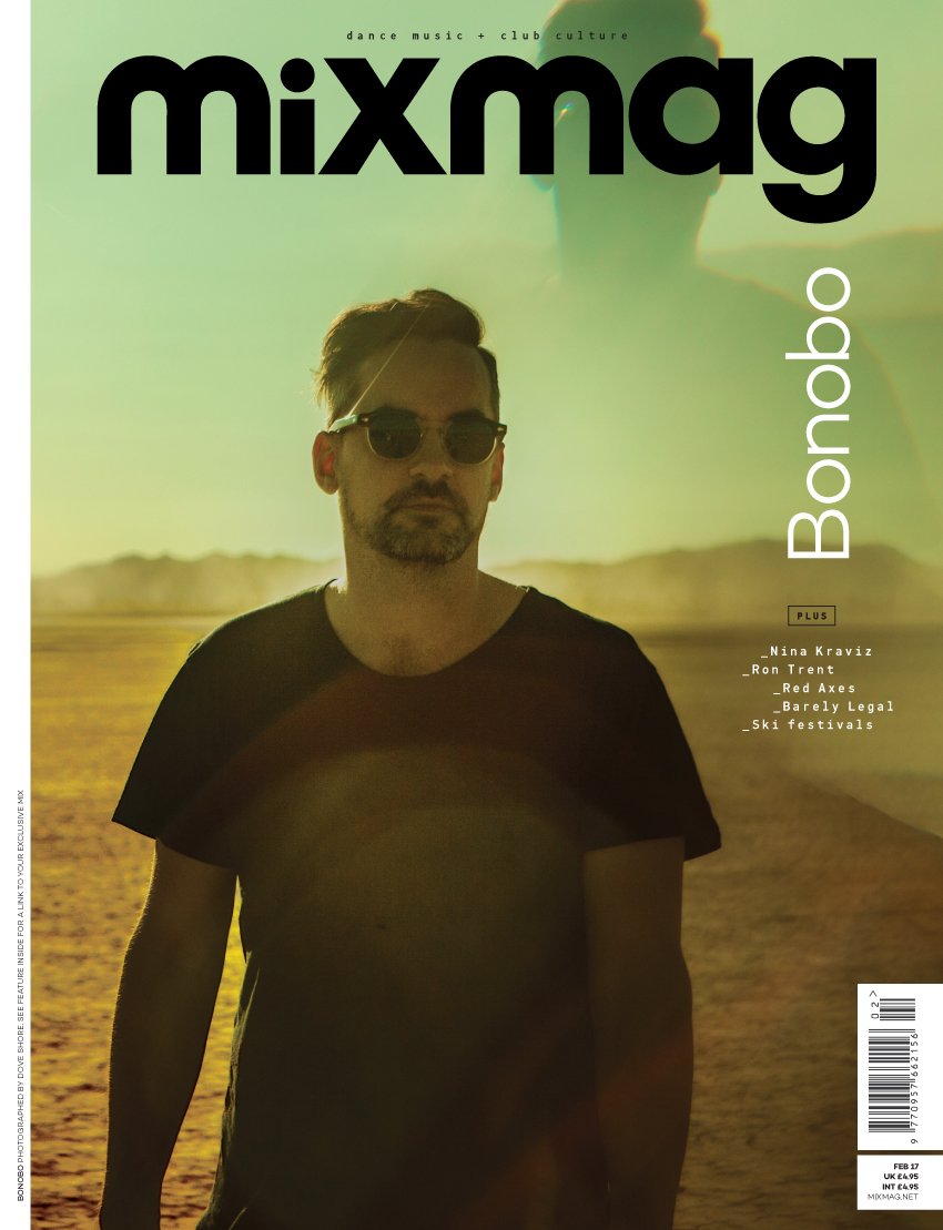 Mixmag's tweet photo. Revealing our February cover, starring @si_bonobo 💯 https://t.co/DMD0KcvE0d