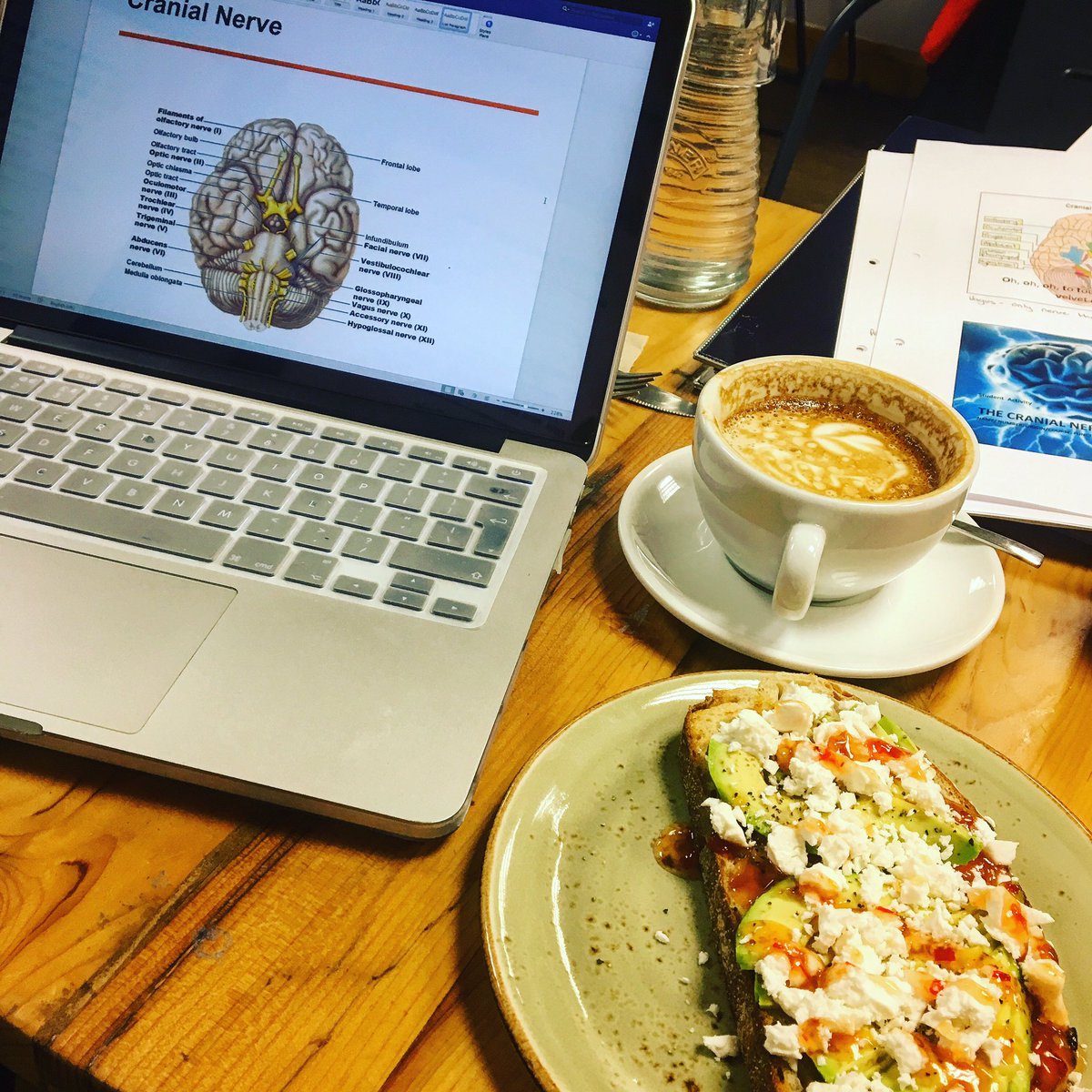 ParaDan85's tweet photo. Study hard and eat clean! Getting focused! Thank you @springespresso1 @TeesParamedic #morningstudy #bestinyork #Motivated #springespresso https://t.co/tYz1Q85mzB