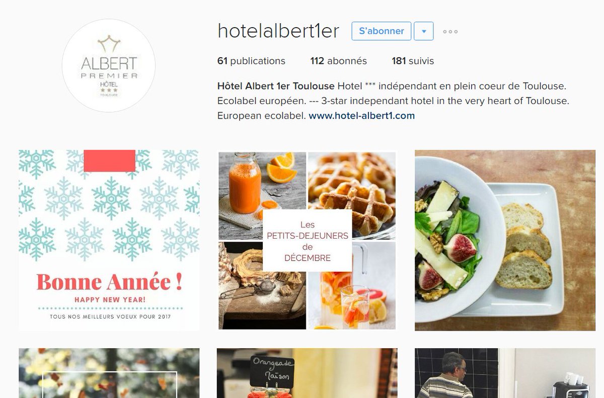To keep being aware of our news and offers, come and follow us on Facebook (facebook.com/ToulouseAlbert…) and Instagram! :)