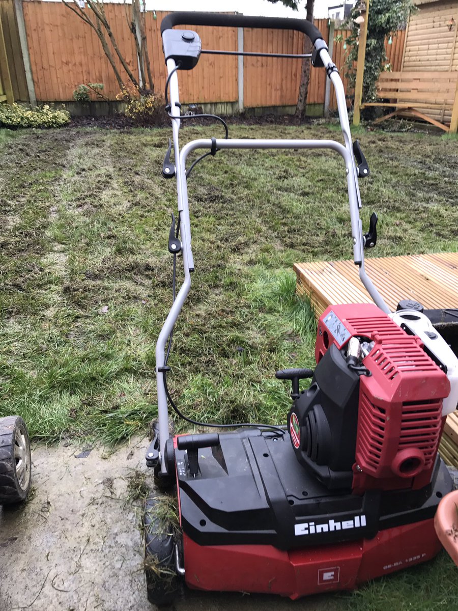 GardeningJandJ's tweet image. Professional scarifying with Einhell #@EinhellUK #@GardeningJandJ  jandjgardening.com