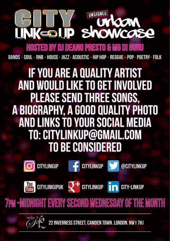 #TargetsNoticeBoard Looking for artists to get involved on a great platform @undersolocamden see flyer for details of how to get on 6he show