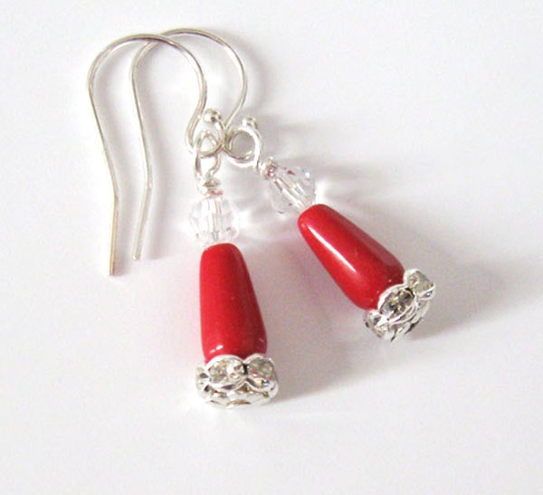 sendinglovegems's tweet image. Sale, Santa Hat Earrings, Red Coral, Sterling Silver, Swarovski Ron… tuppu.net/620901d3 #jetteam #jewelryonetsy