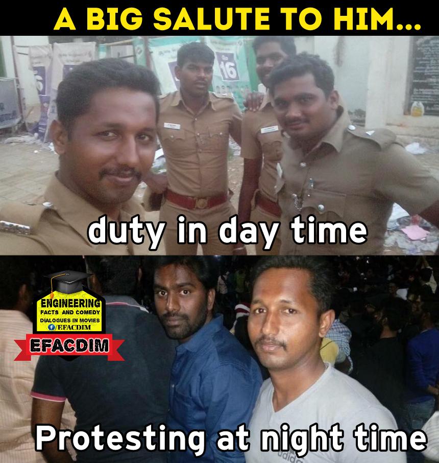 NameIsKavi's tweet photo. Salute to him.. #justiceforjallikattu #EFACDIM https://t.co/2AIte8zgD0
