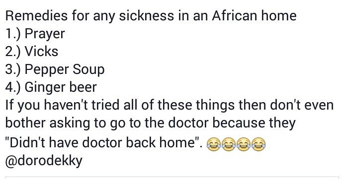 dorodekky's tweet photo. Ya sick? Bring dee vicks. #AfricanKidProblems #WestAfrican #Vicks #SickWhere https://t.co/BO19XHPrwv