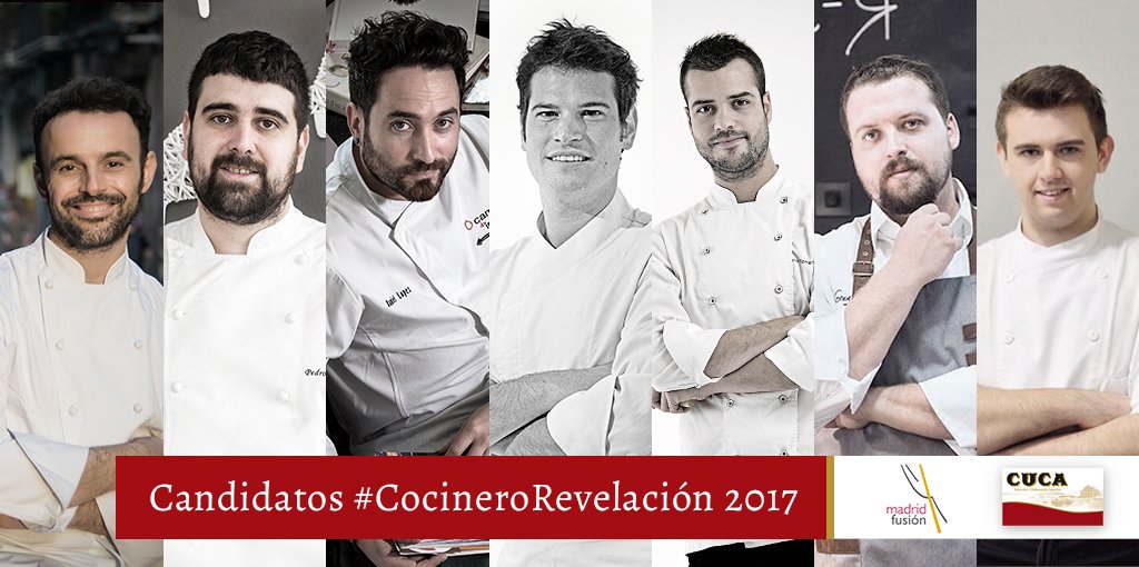 7 jóvenes optan a #ConcineroRevelación en <a href="/madridfusion/">madrid fusion</a> ¡Todo listo para #amf17!