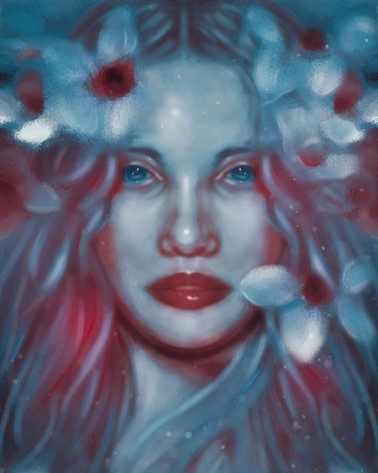 veuliahart's tweet photo. new #digitalpainting -name #Nightflower 😀#fantasyart #fantasyportrait #beautifulfemale #digitalart #whiteflowers #spiritualart https://t.co/GcUx2CRKnR