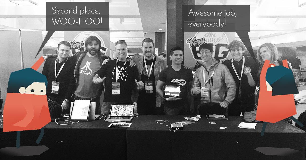LINK_TWIN's tweet photo. We're BACK &amp; we've got news!Just won 2nd place at @BigIndiePitch, @PocketGamer London. New excitements await! https://t.co/Atde8l1GKU