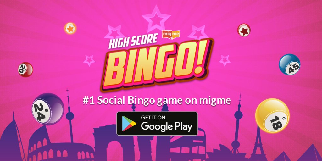 Discover the new social Bingo game on migme!
Highscore Bingo is the #1 social Bingo game on migme &amp; mobile devices. 
play.google.com/store/apps/det…