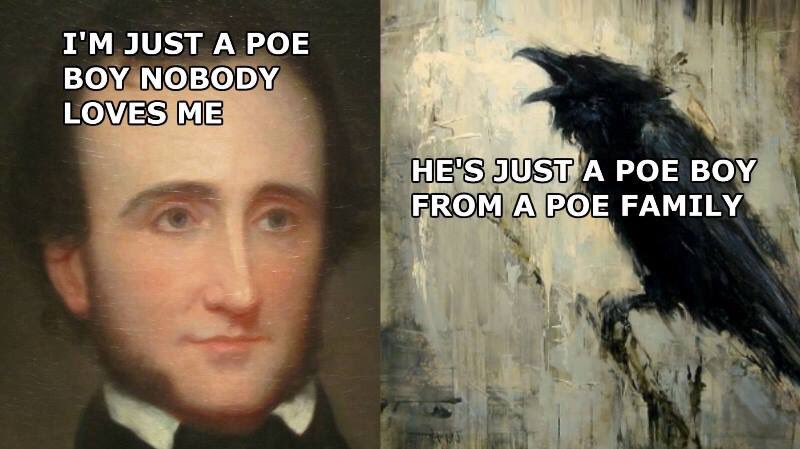 Evocador's tweet photo. Hoy el inmortal Edgar Allan Poe cumple 208 años, allá donde esté nos sigue inspirado en fragmentos de legendarias canciones. https://t.co/7g6GLrU80M
